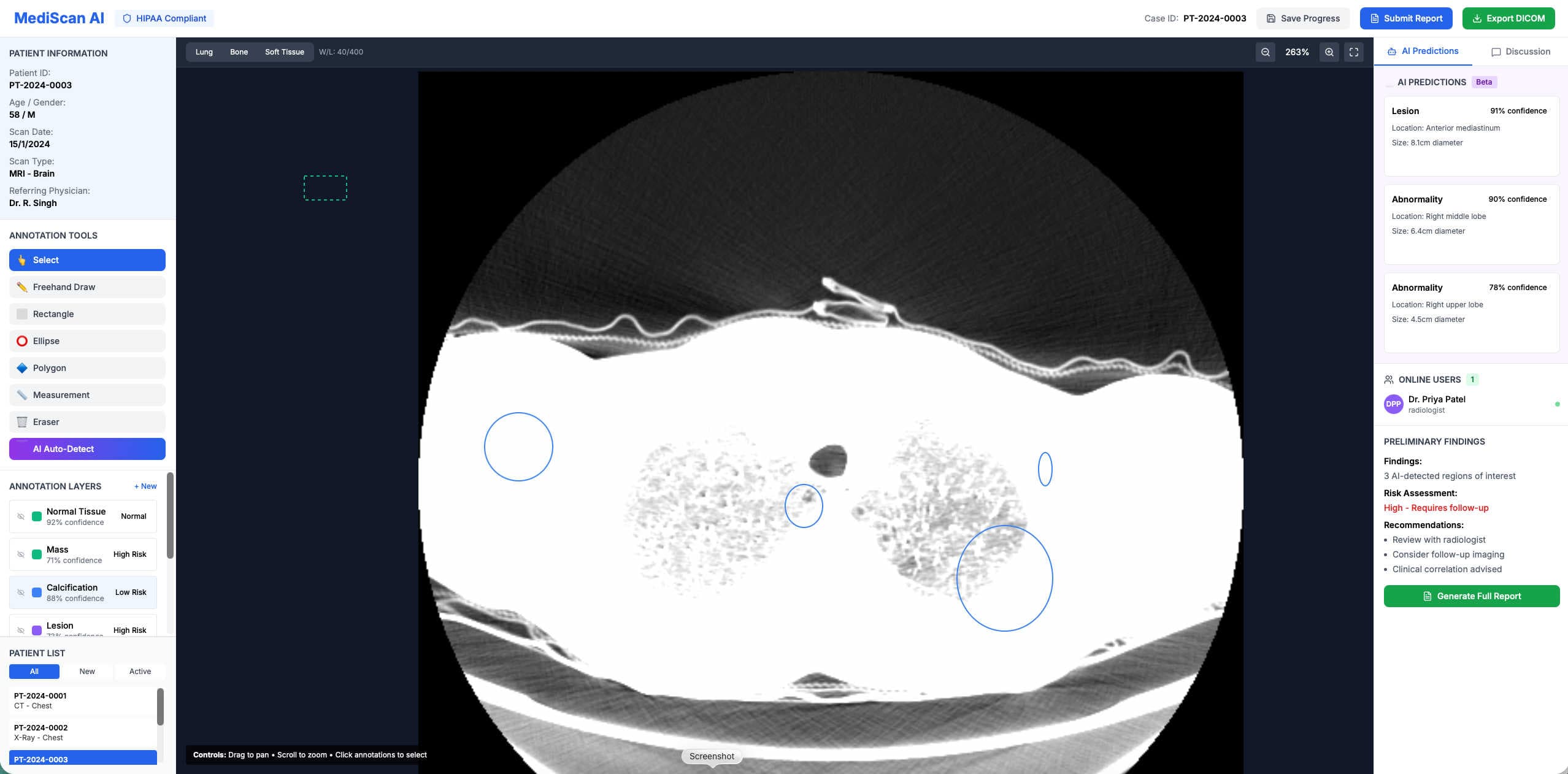 MediScan AI - Medical Imaging Collaboration Platform